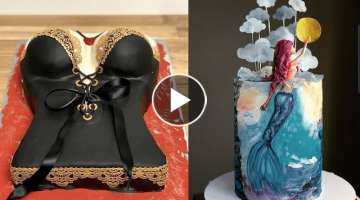 Awesome Cake Decorating Ideas for Party Easy Chocolate Cake Recipes Perfect Cake Decorating #10...