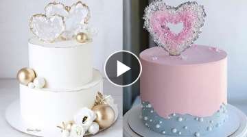 Amazing Cake Decorating Ideas for Valentine's Day | Most Fancy Valentine Cake Decorating Tutorial...