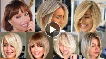 32+ Latest Medium Length Haircuts Ideas For Women Over 40 With Unique Hair Color Ideas