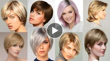 80+ Short Hottest Haircut & Hairstyles For Thin Hairs|Glamorous haircut Ideas With Wipsy Bang's 2...