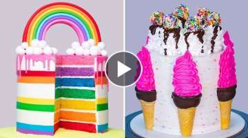 World's Colorful Cake Compilation | My Favorite Rainbow Cake for Lovers | Extreme Cake