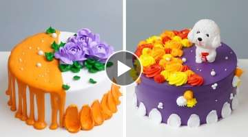 Quick & Easy Colorful Cake Decorating Recipes ???? Most Satisfying Chocolate Videos ???? Cake Mak...