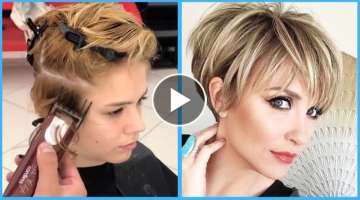 New Trendy Pixie Hairstyles 2021 | Top 12+ Short Bob & Short Layer Haircut | Women Hair Ideas