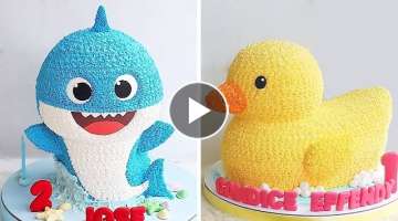 How to Make Colorful Cake Decorating For Summer | So Yummy Cake Recipes