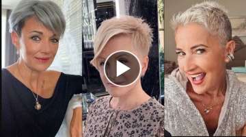 Women Short Pixie Haircut Style Fine Hair With Bangs Ideas 2021 | Pinterest Pixie-Bob Cuts