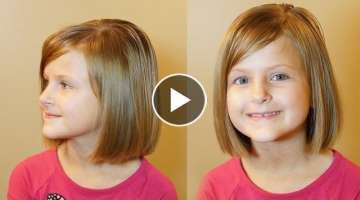 How to do a Bob Cut // Short Hair Tutorial // Girls Haircuts