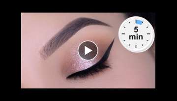 5 MINUTE Soft Halo Eye Makeup Tutorial | MavenBeauty