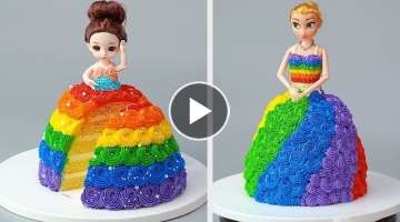 10+ Beautiful Colorful Cake Decorating Ideas Impress All the Rainbow Cake Lovers | So Tasty Cake