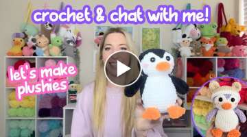 Crochet With Me ???? making penguins, mini desserts & more!