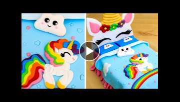 Amazing Unicorn Bed Cake | DIY Unicorn Cake Decorating Idea by Cakes StepbyStep