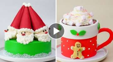 Holiday Recipes: Best Christmas Cake Decorating for 2021 | So Yummy Cake by Tasty Chocolate Land