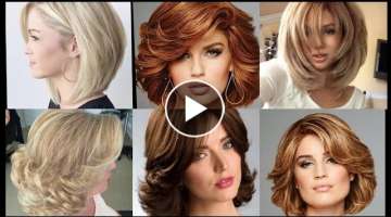 Most beautiful and Top short and mid length hairstyle . Most trending in 2023.