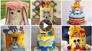 cartoon character cake design| cartoon cake design ideas| cartoon cake ideas #ayeshascakes #cake
