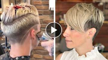 Short Shaved Hairstyles for Older Ladies