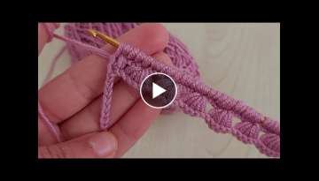 Super Tunisian Crochet - Tunus İşi Örgü Modeline Bayılacaksınız