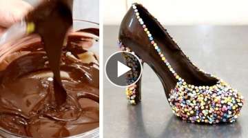 How To Temper Chocolate At Home/How To Make a Chocolate Shoe