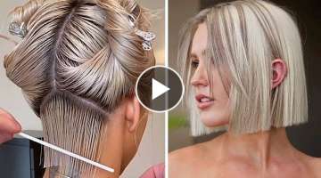 Short Hairstyle Ideas For Women | Most Trendy Short Hair Transformations 2023