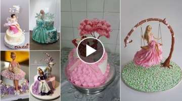 Pretty Princess Doll cake design for your princess baby girls|| Princess doll cake designs.