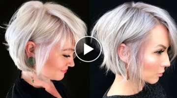 Short Haircuts & Hairstyles For Women Over 40 -Short Bob To Pixie Cuts//Attractive Hair Color Ide...