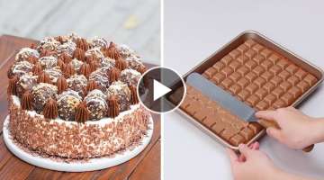 Moist and Rich Chocolate Cake Decorating | Tasty Chocolate Cake Hacks | Tasty Chocolate Land