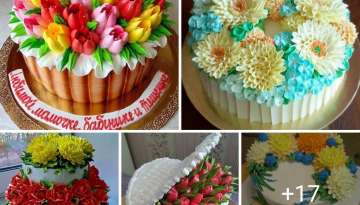 #flower cake designs 