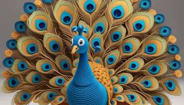 How beautiful are the peacocks made by artificial intelligence? 