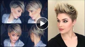Women Top Pixie Haircut Style 20-2021 | Pixie Cut For Round Face | Undercut Pixie