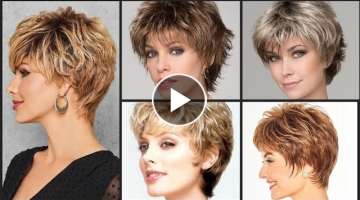 Eye Catching Layered styles Haircuts#Trendy Hair Color Ideas For Women #youtubeshorts #rebondingh...