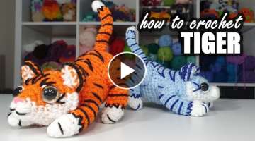 How to crochet an amigurumi tiger (crochet pattern)