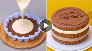Fancy OREO Cake Decorating Ideas | Perfect Chocolate Cake Decorating Tutorials | So Tasty
