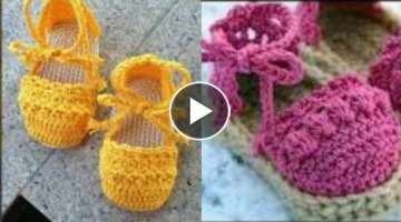 amazing & unique crochet baby booties pattern