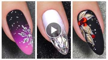 Nail art design 2021❄ New Christmas nails design.