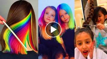 Haircut and Color Transformation - Best Cute Hairstyle Ideas For Little Girls 2020