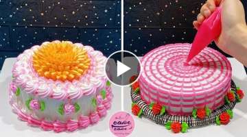 Simple Birthday Cake Decoration Video | Delicious Cake Recipes at Home | Cake Cake