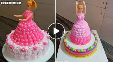 Barbie Doll Cake | Barbie Doll Cake Decoration | Doll Cake | Sunil Cake Master
