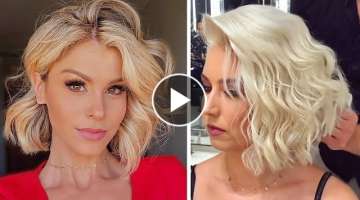 New Trending Short Bob Hairstyle Ideas | Beautiful Short Women Hairstyles and Color | Pretty Hair