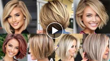 Outstanding Short Hairstyles For Ladies With Amazing Blondes Hair Coloring Styling For Fall 2023