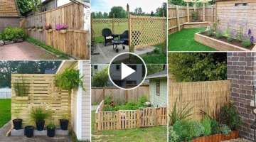 45 Easy DIY Backyard Privacy Fence Ideas | Garden Ideas