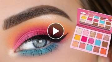 ColourPop x Malibu Barbie Eyeshadow Palette | Colorful Eye Makeup Tutorial