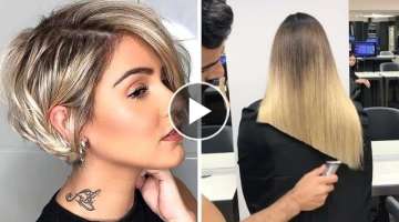 Trendy Hairstyles 2019 | Top Trending Pixie Haircut This Winter | Hair Transformation Women GRWM