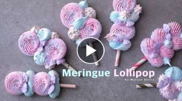 롤리팝st 머랭쿠키 만들기 ( Lollipop Meringue Cookie ) - 메종올리비아