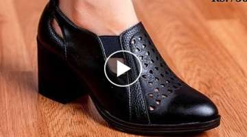 OFFICE STYLE NEW LATEST FOOTWEAR GENUINE LEATHER SHOES OF PUMP SHOES DESIGN VERY DIFFERENT TOP ST...