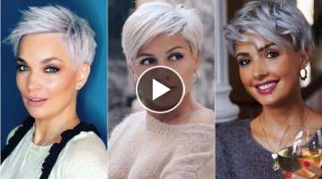 Women Pixie Cut Near Me New Style Haircut 2020-2021 | Silver Pixie Haircut
