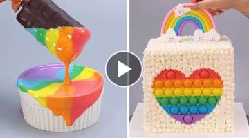 1000+ Fancy Rainbow Cake Decorating Tutorials ???? So Yummy Cake Compilation ???? Satisfying Cake...