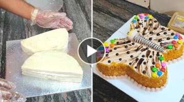 Chocolate Cream Butterfly Cake | Butterfly Cake Decorations ideas