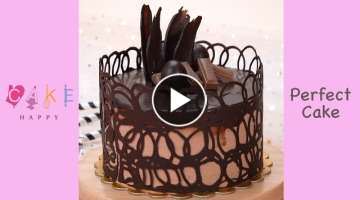 Most Satisfying Chocolate Cake Decorating Tutorial
