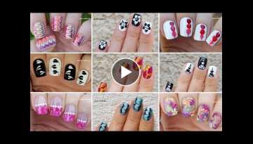 NAIL ART COMPILATION #6 - Ideas For Dry MARBLE NAILS / Life World Women