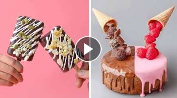 How To Make Cake Decorating Design Ideas | So Yummy Chocolate Cake Recipes | Tasty Plus Cake