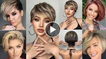 Short Bob Haircuts With Amazing Hair Dye Colors Ideas For Ladies