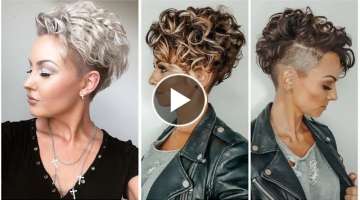 Curly Pixie Cut With Amazing Ideas For Short Hair Women 20-2021 | Pixie Cut With Bangs